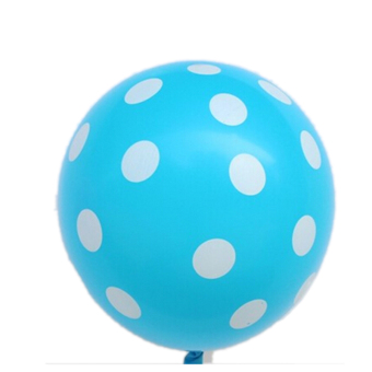 Homegarden Latex Balloon Polka Dot 10pcs LightBlue