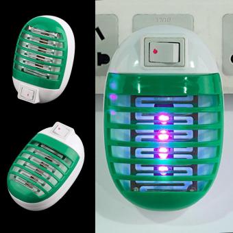 220V Socket Electric Mini Mosquito Lamp LED Mosquito Repeller Killing Fly Bug Insect Trap Night Lamp Killer Zapper - intl