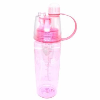 Tokuniku New B Portable Spray Water Bottle 600ml - Pink