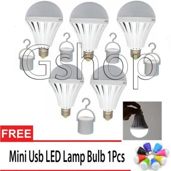 LED Autolamps Bohlam Emergency 12W + Hook Free USB LED Portable Mini Light Lamp Bulb