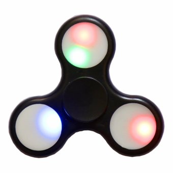 fidget spinner original led 9 titik otomatis on off random warna