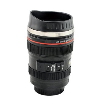 24-105mm Stainless Lens Thermos Camera Travel Coffee Tea Mug Cup