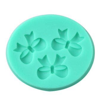 3D Bow Fondant Chocolate Mould Candy Cake Soap Mold Cake Decorating Baking Tool