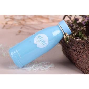 Botol Minum Plastik Milk Insulation Cup 360ml - SM-8396 - Blue