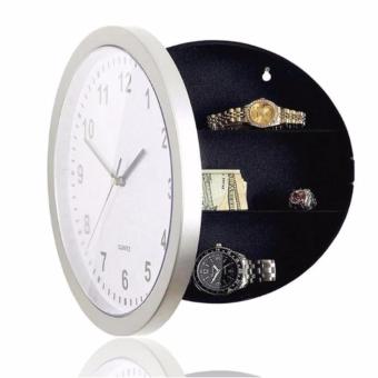 Safe Clock Brankas Jam Dinding Hidden Secret Wall Clock Safe Container Box for Money Stash Jewelry Storage