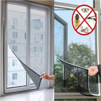 Insect Fly Bug Mosquito Door Mesh Screen Curtain Protector Window Net With Tape