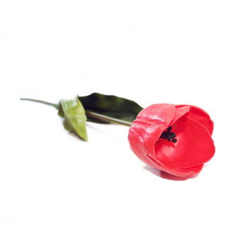 OHOME Tulip Besar Bunga Artificial Dekorasi Interior Eksterior Ruangan - An-B000132-Bunga-4 erah