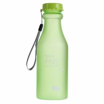 Tokuniku Colorful BPA Free Sport Water Bottle 550ml - Hijau
