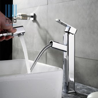 Creative transparent bathroom faucet LED basin hot and cold plunge mixer 3920 - intl
