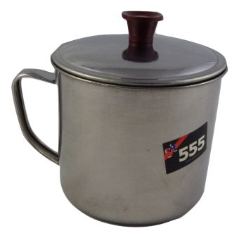 555 SA Mug Stainless Steel Klasik Diameter 12 cm