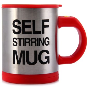 Ansee Self Stirring Mug 400ml Red