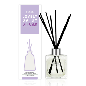 Luxor Aroma Reed Diffuser Lovely Daisy 200ml Bottle + 5 Reed Sticks - Intl