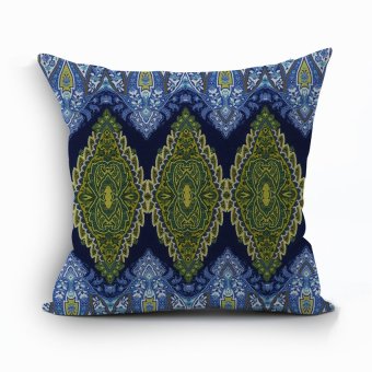 Yazilind HOT sale folk style pattern decorative multicolor pillowcase room sofa home 45*45CM/17.55*17.55 inch