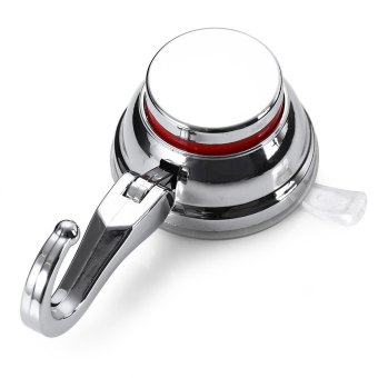 1001 - 3 Removable Strong Suction Cup Hook Single Vacuum Sucker Press-button Lock Design