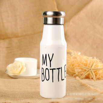 Klik Botol Minum Plastik My Bottle 500ml - SM-8456 - Putih