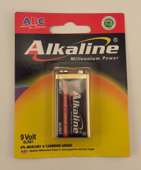 Alkaline Baterai ABC AA 9Volt 1 Hanger @1 baterai