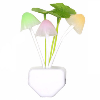 Eigia Lampu Tidur Jamur Avatar Mini Lampu Hias LED Lamp Otomatis Menyala Penerangan Pencahayaan Hemat Energi Unik Cantik Imut Warna Warni - Multicolor