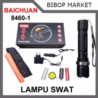 Baichuan Senter Swat Police + Lalin 8460-1 Cahaya Putih