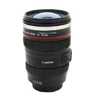 Coffee Lens Emulation Camera Mug Cup (black)