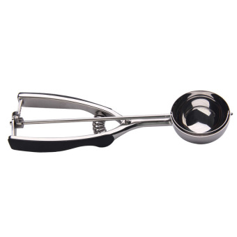 HKS Stainless Steel Spring Handle Ice Cream Scoop Mashed Potato Spoon 6CM