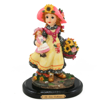 OHOME Pajangan 3D Vintage Keramik Poly Stone Girl Doll Patung Hadiah Kado Decor - EV-SP-3942
