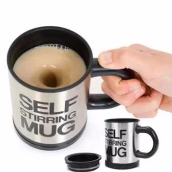 Self Stirring Mug/Gelas Pengaduk - Black