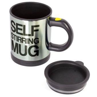 ClickShop Gelas Mug Pengaduk Kopi Otomatis / Self Stirring Mug