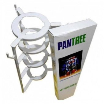 Portable Pan Tree Rak Panci Dapur- Putih