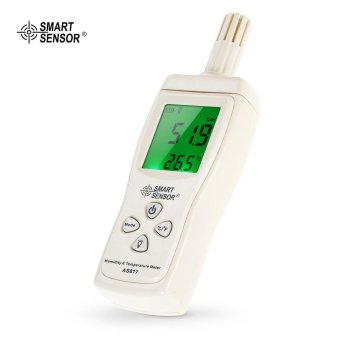 SMART SENSOR Mini Humidity & Temperature Meter Portable Temperature Humidity Meter Thermometer Hygrometer Max Min Value LCD Display - intl