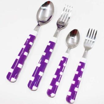 Hasil gambar untuk Oxone OX-5100 24 Pattern Cutlery Set Stripes