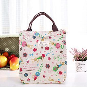 jual portable waterproof canvas lunch bags heat preservation tote picnic lunch cool bag cooler jual portable waterproof canvas lunch bags heat preservation tote picnic lunch cool bag cooler