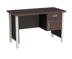 VIP Meja Kantor 120 Cm + Laci MM 501 ( Wenge )