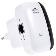 300Mbps Wireless-N Wi-Fi Repeater Network Router Signal Amplifier with AP Mode WPS Encryption EU Plug- Intl