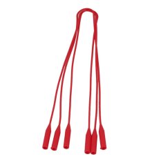 3pcs Round Tip Eyeglasses Red Silicone Strap Glasses Sports Band Cord Holder (Intl)