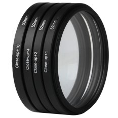 4-Piece Close-Up Macro Multi Coated Filter Kit 52mm ( +1 +2 +4 +10 ) for Nikon Nikon Sony Digital SLR Camera Lens - Intl