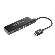 4 Port USB 2.0 Portable Hub Smart Power LED 5V/2A Super Speed Charger for iPhone4/5/6/6S Plus iPad Samsung HTC SONY Huawei LG PC (Intl)