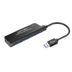 4 Port USB 3.0 Portable Hub Smart Power LED 5V/2A Super Speed Charger for iPhone4 5 6 S Plus iPad Samsung HTC SONY Huawei LG PC (Intl)