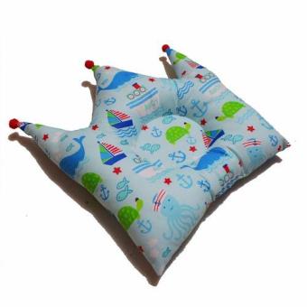 bantal crown baby blue bantal anti peyang bayi bantal crown baby blue bantal anti peyang bayi