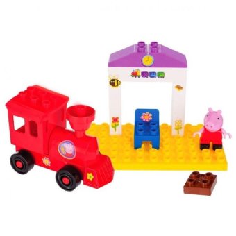Peppa Pig Peppa's Train Station Construction Set - Multi Colour