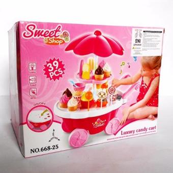 mainananak Jakarta - Sweet Shop Cart Candy Pink