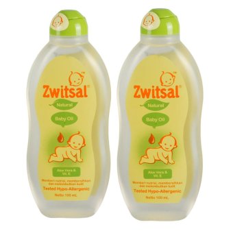 Zwitsal Natural Baby Oil 100ml - 2 Pcs