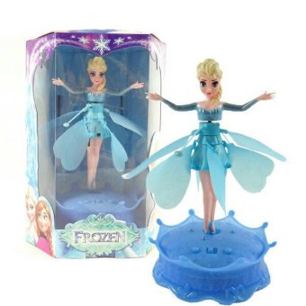 KAT Flying Elsa with Light and Music - Boneka Elsa Frozen Sensor Tangan dengan Lampu dan Musik