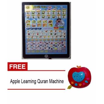 Mainan Anak Edukatif Playpad 3 Bahasa dengan LED (FREE Apple Learning Quran Machine Merah)