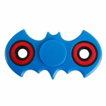 5pcs colorful Hand Spinner Fidget Stress Cube Batman Fidget Spinner Plastic EDC Tri-Spinner Fidget Toy Adults Focus Anti Stress Gifts(Blue) - intl