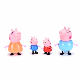 4Pcs Peppa Pig Friends Suzy Emily Danny Rebacca The Pigs Figure Toys Gifts - intl