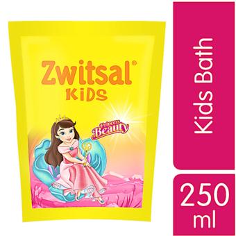 Zwitsal Kids Bath Beauty Pink Refill - Pouch - 250mL