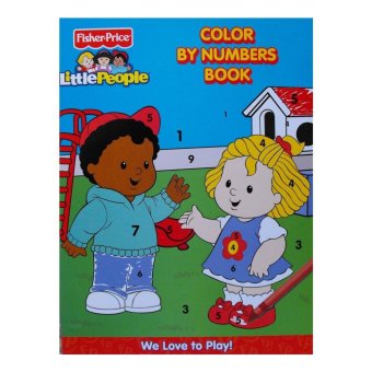 Fisher Price Little People Colour By Numbers We love to play 96 pages - intl