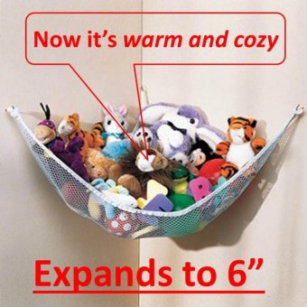 ilovebaby Children Room Stuffed Doll Animals Storage Toy Hammock Net Organizer - L - intl