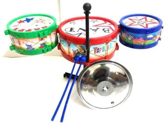 Daymart Toys Musical Toys Drum Set-Blue