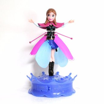 KAT Flying Anna with Light and Music - Boneka Anna Frozen Sensor Tangan dengan Lampu dan Musik
